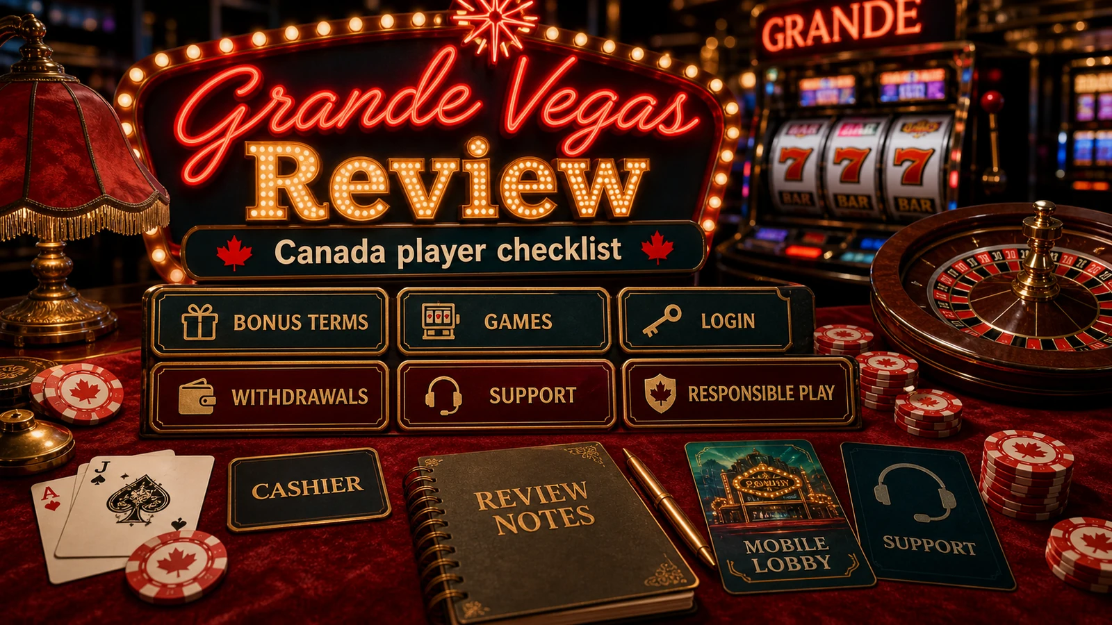 Grande Vegas Casino Review content banner