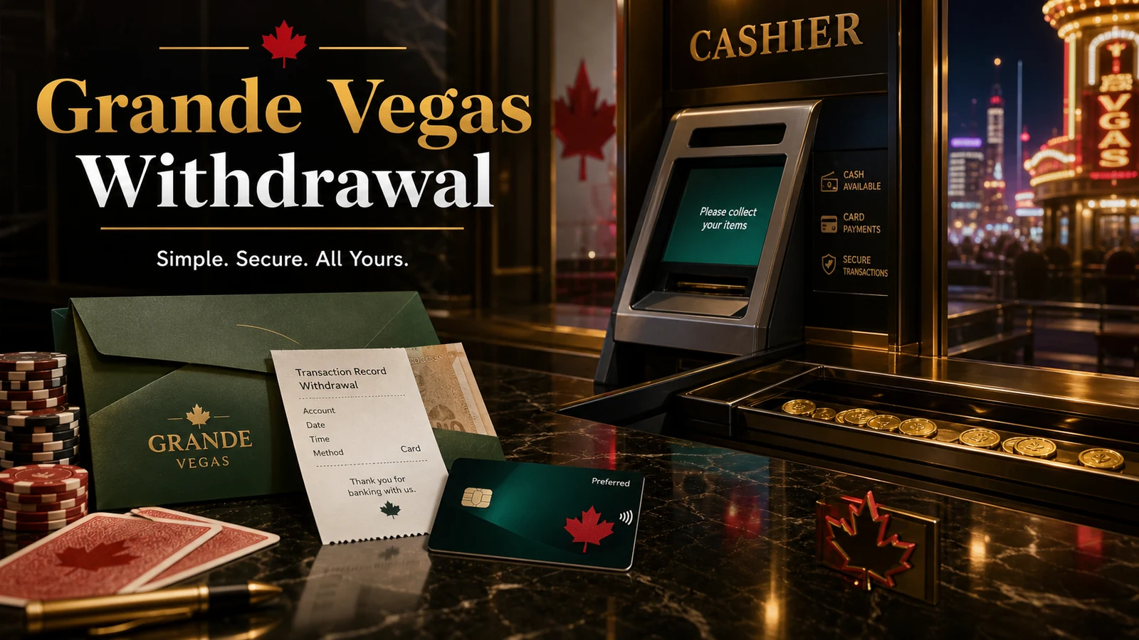 Grande Vegas Casino Withdrawal content banner